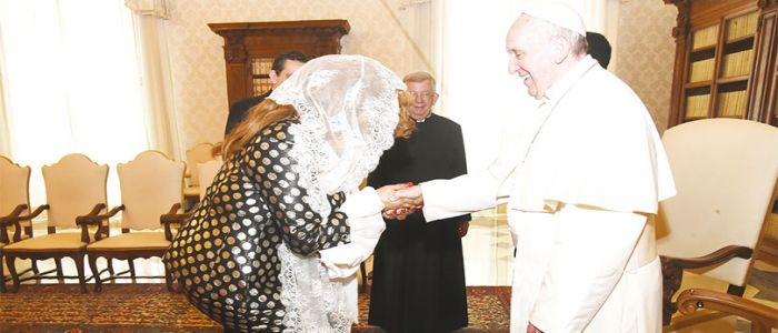 Chantal Biya, Pope Francis: Two Personalities, Same Vision 