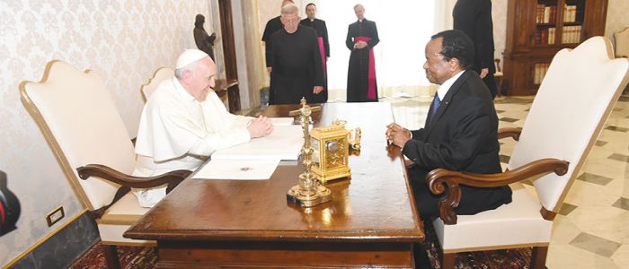 Saint-Siège: le sixième voyage de Paul Biya 