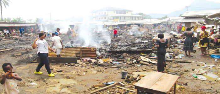Limbe: 50 Shops Burnt In Limbe Market