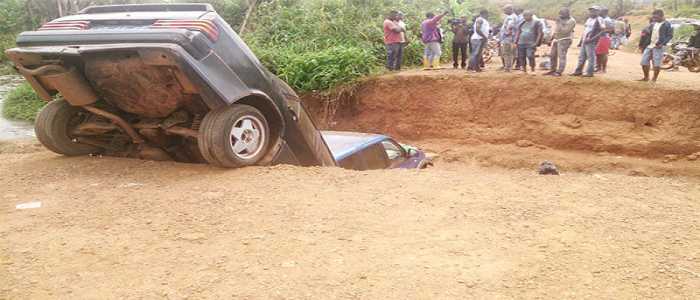 Yaoundé: la route Ahala-Afanoyoa coupée 