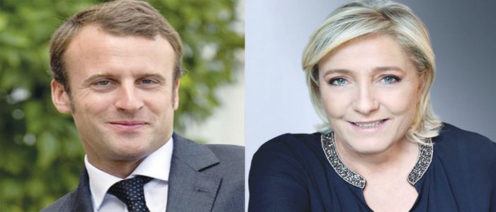 Présidentielle française :duel Macron-Le Pen au  second tour 