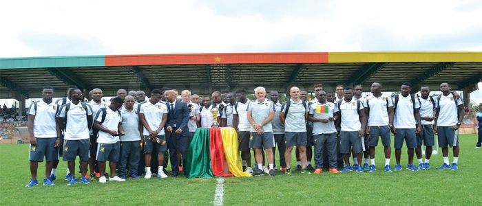 Coupe des Confédérations: le trophée était à Yaoundé