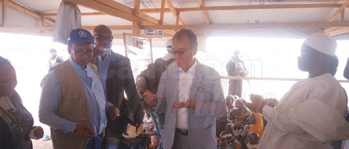 L’ambassadeur du Japon à Minawao