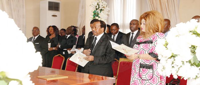 Paulette Assam Mvondo: l’hommage du couple présidentiel Paulette Assam Mvondo: l’hommage du couple présidentiel