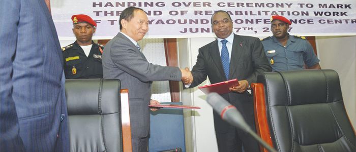 Palais des Congrès de Yaoundé: la réhabilitation a pris fin Palais des Congrès de Yaoundé: la réhabilitation a pris fin