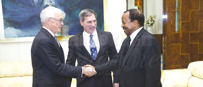 Investissements: un industriel américain au Palais de l’Unité Investissements: un industriel américain au Palais de l’Unité