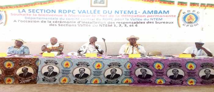 Vallée-du-Ntem: la délégation permanente de Rdpc  à l’œuvre